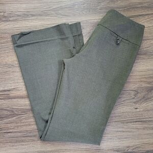 Express Design Studio Dress Pants Trousers Olive Green Size 2 Wide Leg Fall